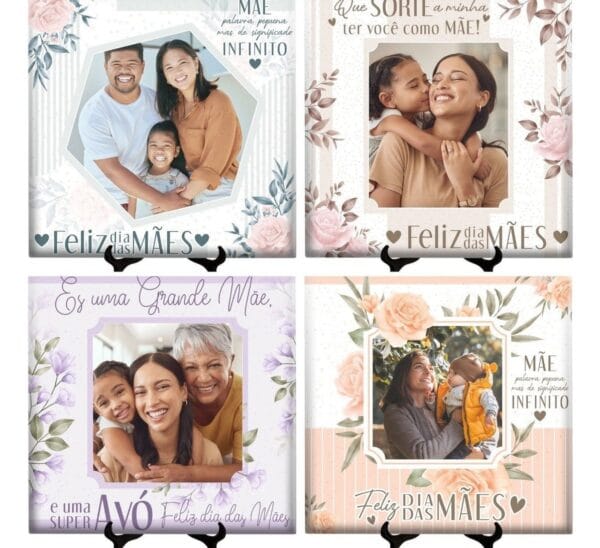 Estampas Azulejo Foral Dia Das Mães Sublimação Em Corel Draw