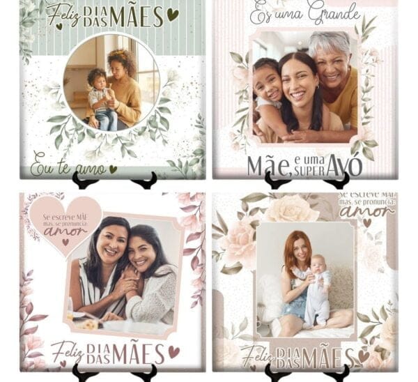 Estampas Azulejo Foral Dia Das Mães Sublimação Em Corel Draw