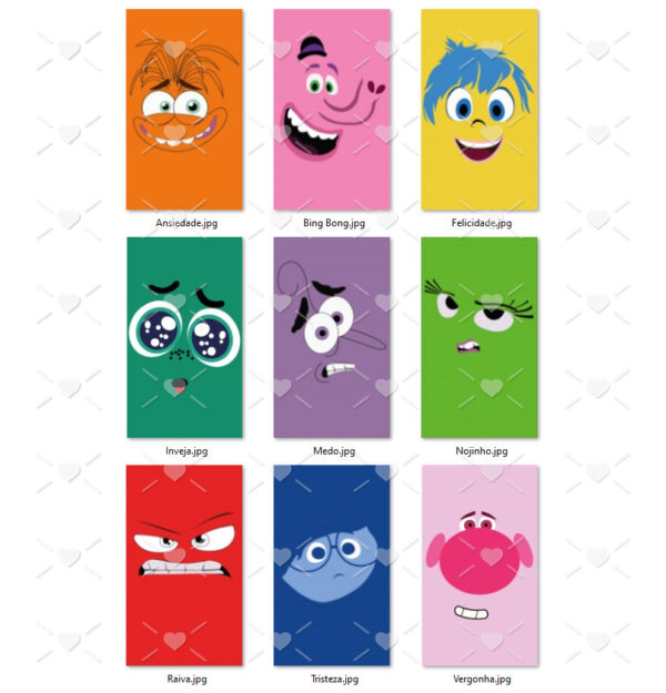 Estampas Camiseta Divertidamente 2 9 Vetores P Sublimar 2