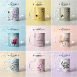 Estampas Caneca Dia Das Mulheres Frases Motivacionais Jpg