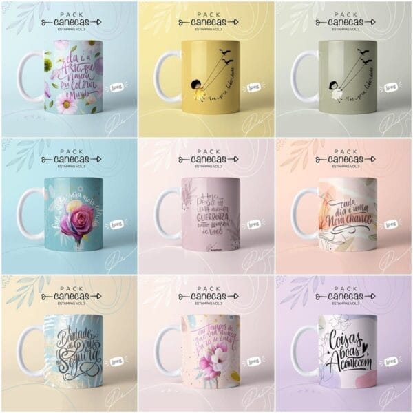 Estampas Caneca Dia Das Mulheres Frases Motivacionais Jpg