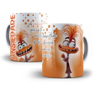 Estampas Caneca Divertida Mente Frases Personagens Filme Png