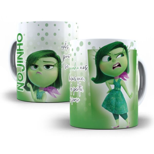 Estampas Caneca Divertida Mente Frases Personagens Filme Png