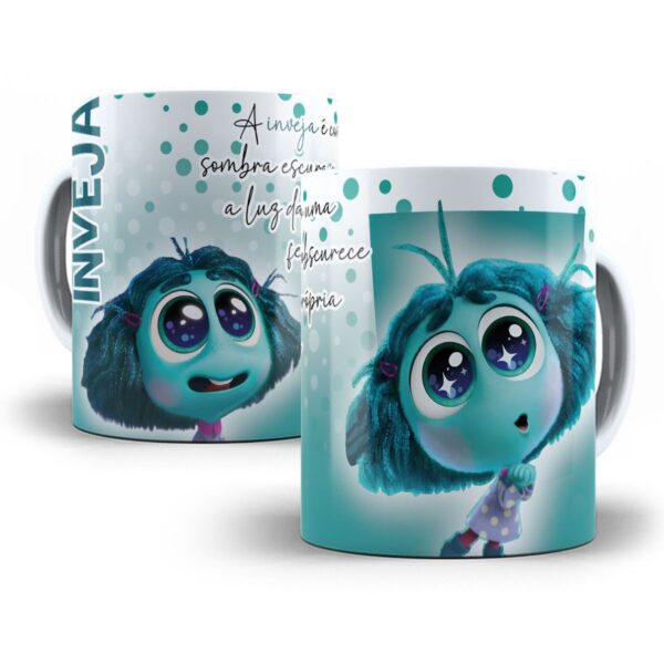 Estampas Caneca Divertida Mente Frases Personagens Filme Png