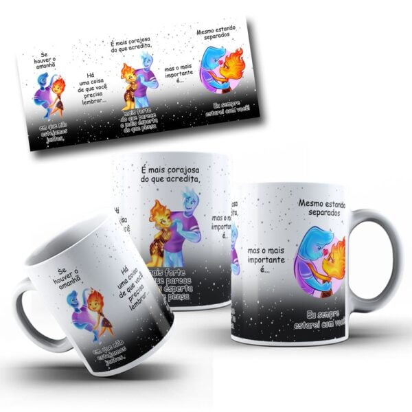 Estampas Caneca Elementos Se Houver O Amanha Filme Namorados