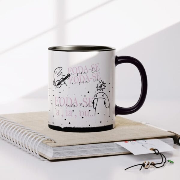 Estampas Caneca Flork Foda-se Zero Paciência Bolado Não Enche