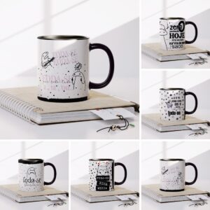 Estampas Caneca Flork Foda-se Zero Paciência Bolado Não Enche