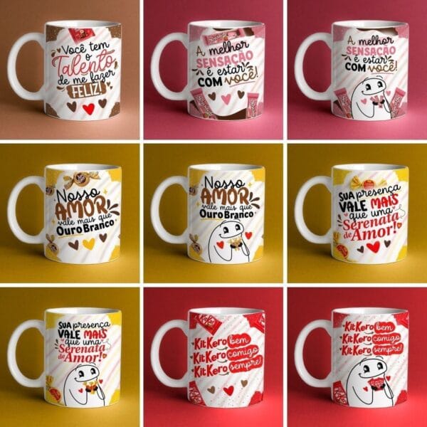 Estampas Caneca Flork Páscoa Personalizados P Sublimação