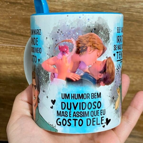 Estampas Caneca Sorriso Torto Namorados Ele E Ela Sublimação
