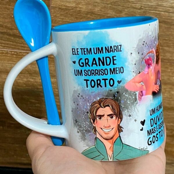 Estampas Caneca Sorriso Torto Namorados Ele E Ela Sublimação