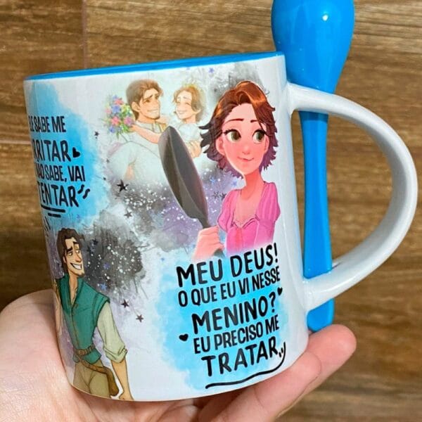 Estampas Caneca Sorriso Torto Namorados Ele E Ela Sublimação