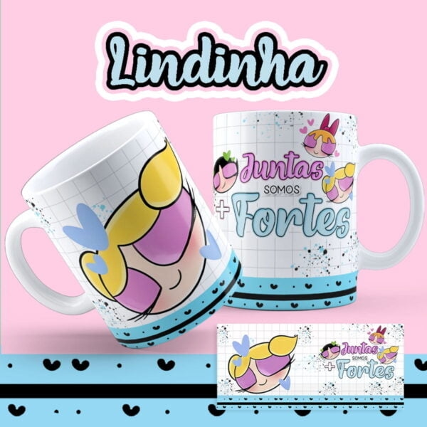 Estampas Caneca Sublimação As Meninas Super Poderosas