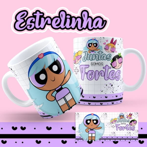Estampas Caneca Sublimação As Meninas Super Poderosas