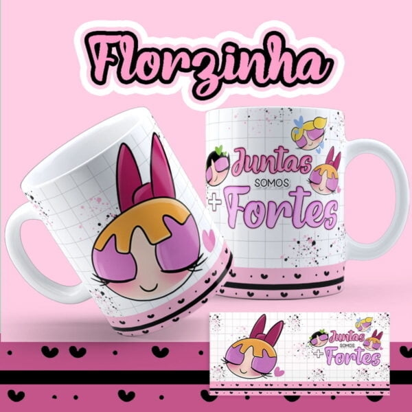 Estampas Caneca Sublimação As Meninas Super Poderosas