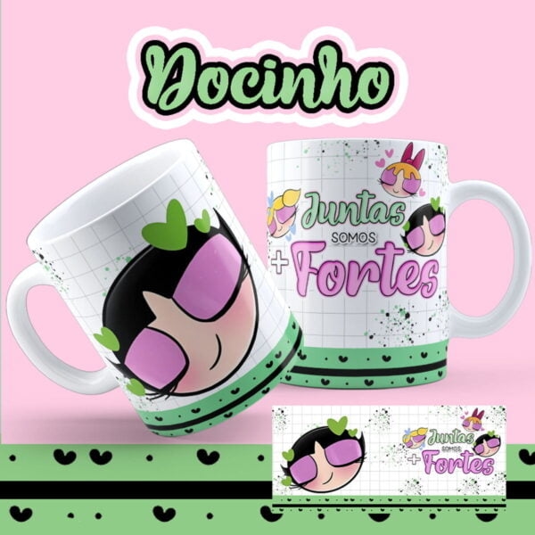 Estampas Caneca Sublimação As Meninas Super Poderosas