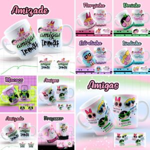 Estampas Caneca Sublimação As Meninas Super Poderosas