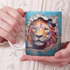 estampas canecas leoes arquivo digital caneca sublimacao 1