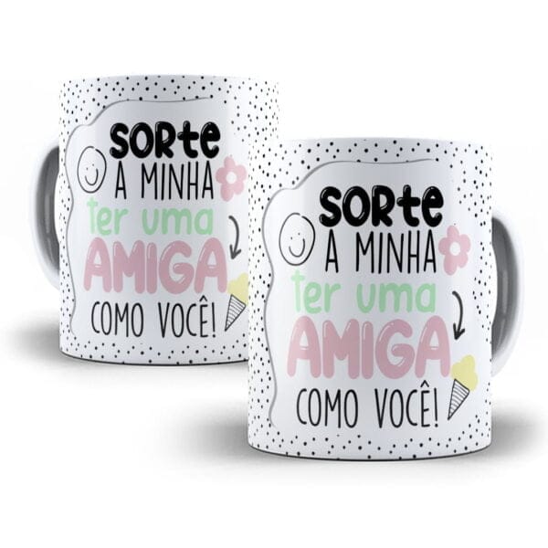 Estampas Dia do Amigo Amizade Amiga Sublimação Caneca Png