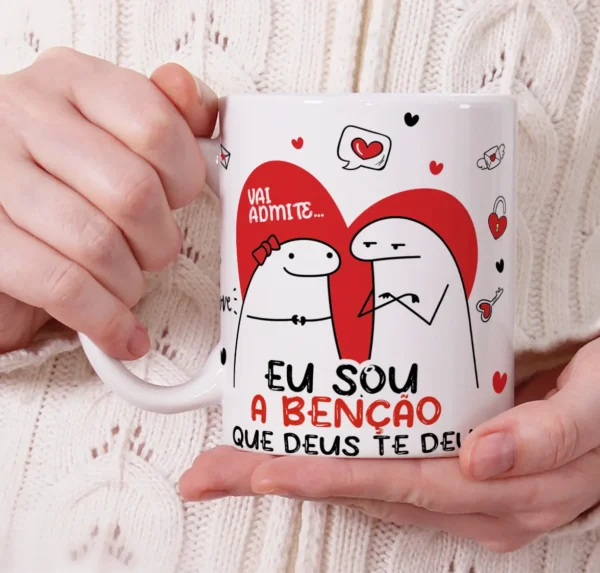 Estampas Digitais Flork para Canecas - Amor e Carinho