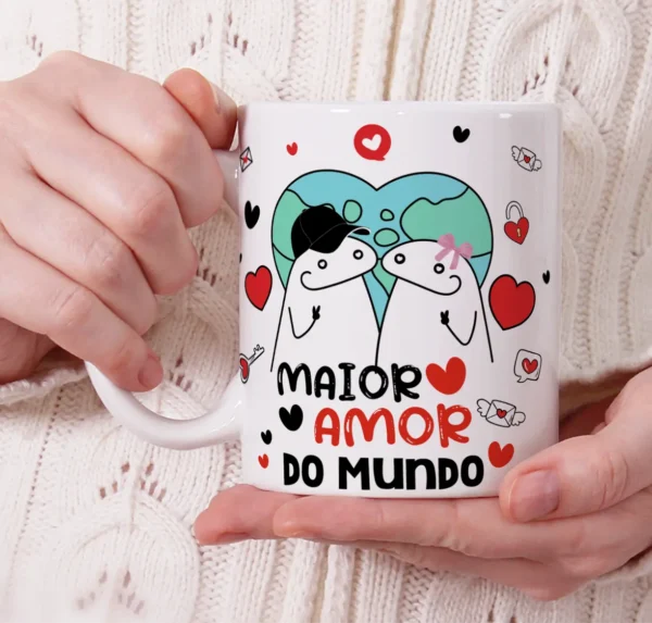 Estampas Digitais Flork para Canecas - Amor e Carinho