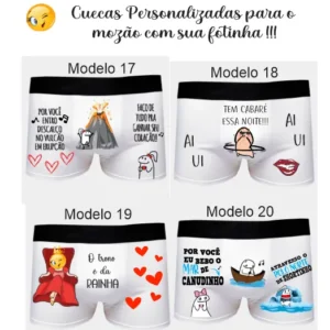 Estampas Divertidas em Corel para Lingerie Masculina