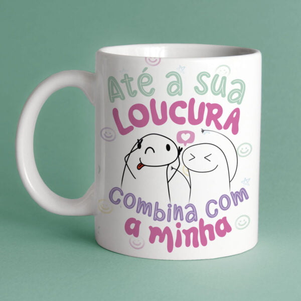 Estampas Flork Amigas Amizade Ilustrações Sublimação Caneca