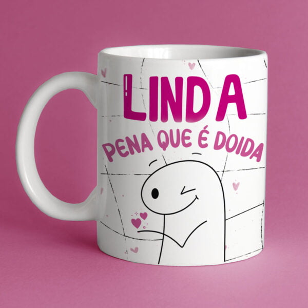 Estampas Flork Amigas Amizade Ilustrações Sublimação Caneca