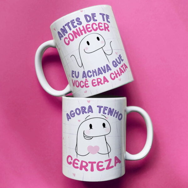 Estampas Flork Amigas Amizade Ilustrações Sublimação Caneca
