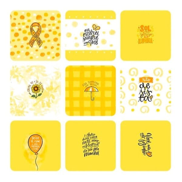 Estampas Setembro Amarelo P/ Caneca E Balinha Frases Png