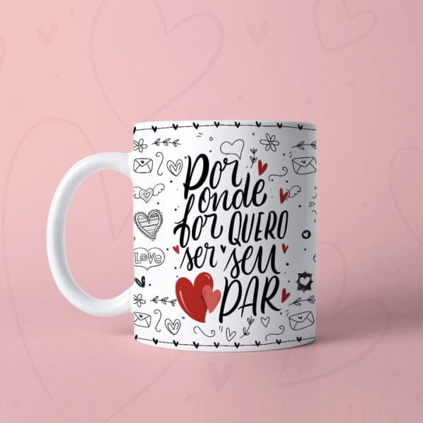 Estampas Sublimação Caneca Dia Dos Namorados 2022 Lettering