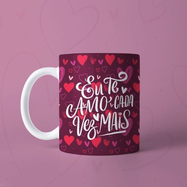 Estampas Sublimação Caneca Dia Dos Namorados 2022 Lettering