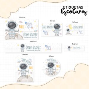 etiqueta escolar astronauta 01 arquivo digital etiqueta astronauta