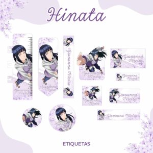 etiqueta escolar hinata arquivo digital papel e scrapbook