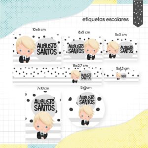 etiqueta escolar menina loiro arquivo digital etiqueta escolar