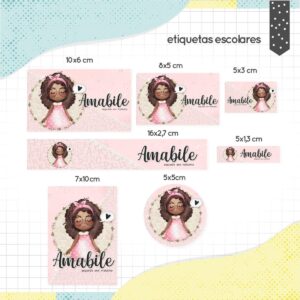 etiqueta escolar menina negra arquivo digital etiqueta menina negra