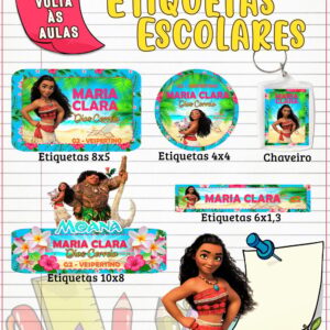 etiqueta escolar moana adulta arquivo digital etiquetas escolar 2