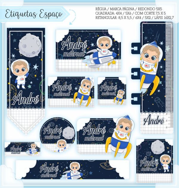 Etiquetas Escolares Espaço - Arquivo Digital