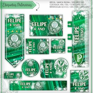Etiquetas Escolares Palmeiras - Arquivo Digital