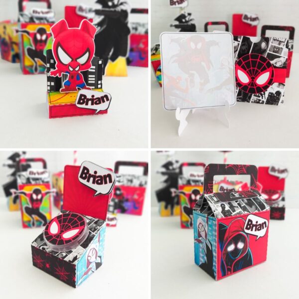 Festa Pronta Homem Aranha No Aranhaverso Silhouette Digital