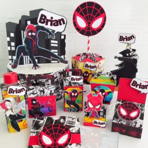 Festa Pronta Homem Aranha No Aranhaverso Silhouette Digital