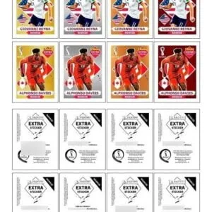 Figurinhas Legends Frente + Traseira Copa Mundo 2022 Qatar