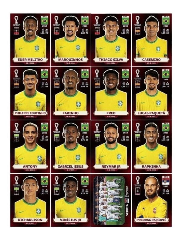 Figurinhas P/ Imprimir Oryx Edition Copa Mundo Qatar 2022