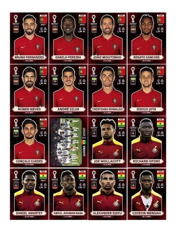 Figurinhas P/ Imprimir Oryx Edition Copa Mundo Qatar 2022