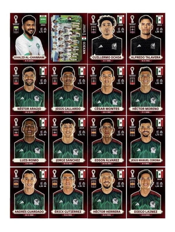 Figurinhas P/ Imprimir Oryx Edition Copa Mundo Qatar 2022