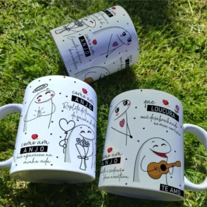 Gráfico para Caneca "FlorK Como um Anjo" - Editável e Pronto