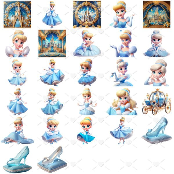Ilustracoes Cinderela Classica Figuras Png Sem Fundo