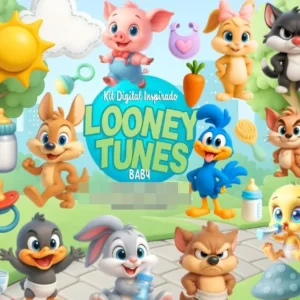 Imagens PNG Baby Looney Tunes para Scrapbooking