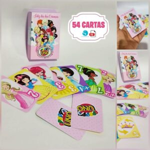 jogo uno princesas arquivo digital decoracao festa aniversario