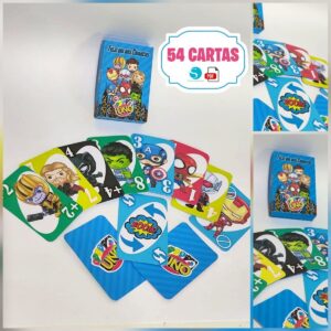 jogo uno vingadores arquivo digital imprima e monte