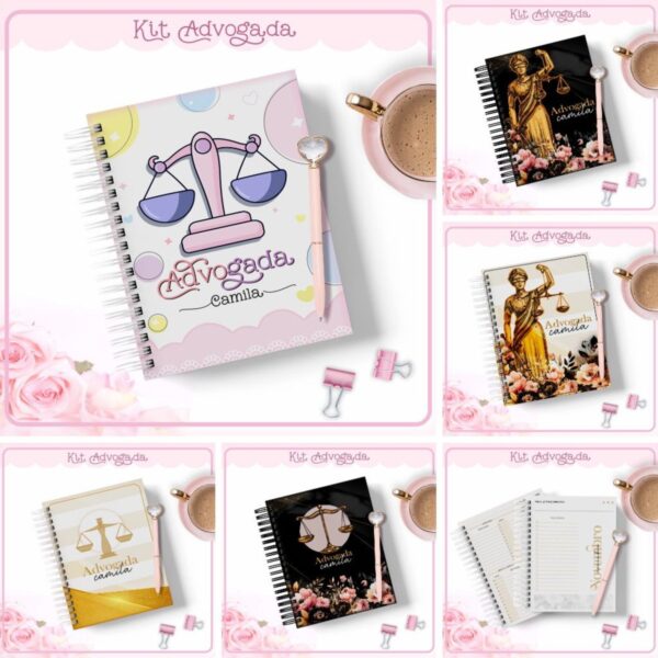Kit Agendas Advogada - Arquivo Digital